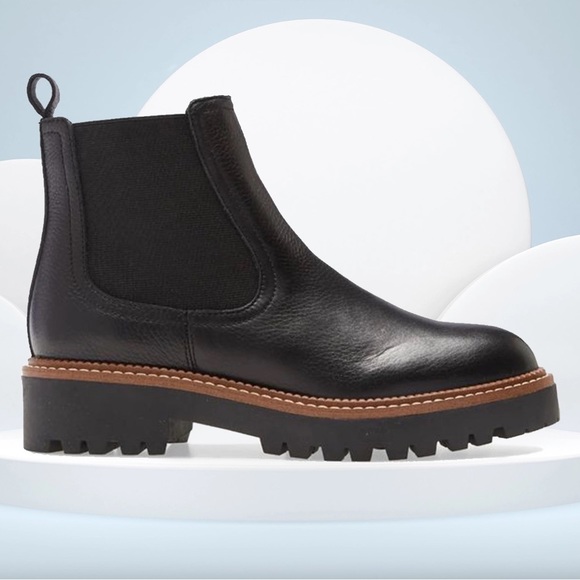 NEW CASLON Miller Water Resistant Chelsea Boot Black Size 7 7.5 8 11 12 - Picture 4 of 4